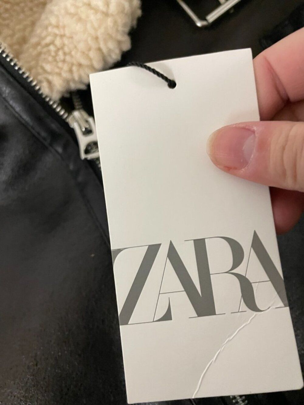Zara Womens Short Double-Faced Jacket Small Dark Brown Belted 8073/252 NWT - Picture 5 of 13